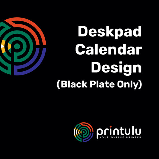 Deskpad Calendar (Black Plate Only) Design