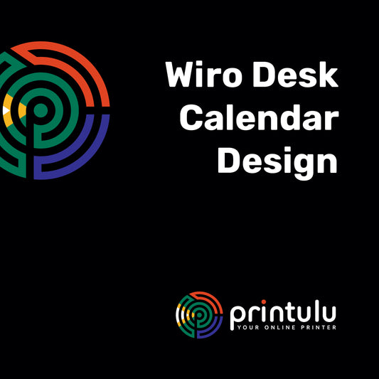 Wiro Desk Calendar Design (Single-sided)