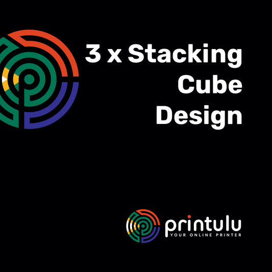 Stacking Cube x 3 Design